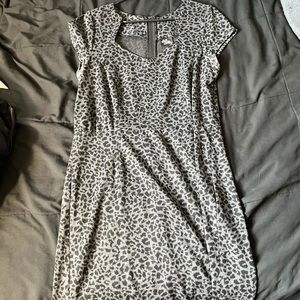 Leopard Print Pin Up Dress
